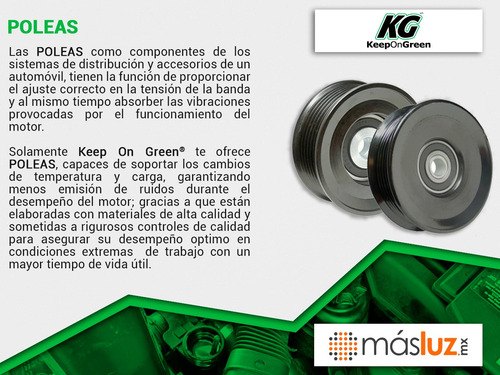 Polea Lisa 89.00 Mm Gmc S15 Jimmy 6 Cil 4.3l 90/91 Kg