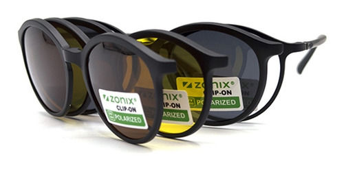 Lentes Con Clip-on Para Sol - Zonix 2506