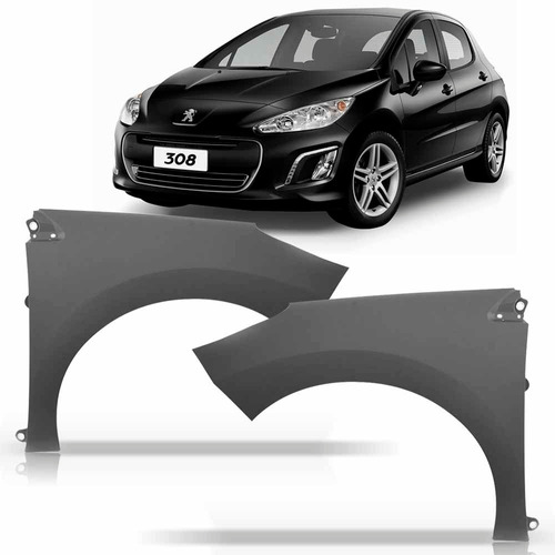 Paralama Peugeot 308 2011 2012 2013 2014 2015