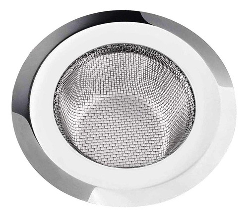 10 Ralo Ralinho Pia Aço Inox Com Borda Cozinha Banheiro 9cm