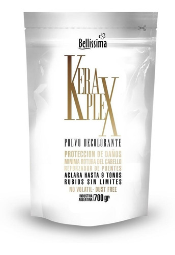 Polvo Decolorante Bellisima Keraplex  700 Grs 