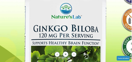 Ginkgo Biloba - 60 Capsulas,entrego Hoy !!