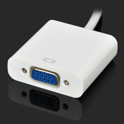 Cabo Adaptador Video 1080p Micro Hdmi, Hdmi Para Vga Branco