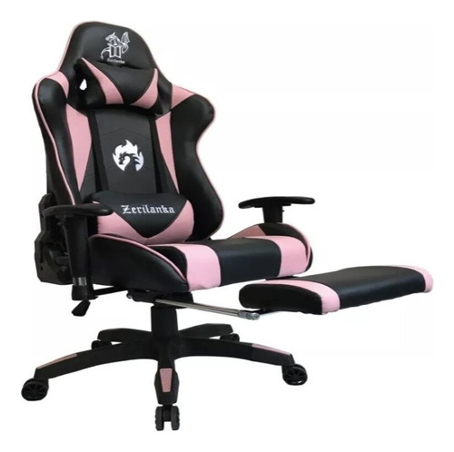 Silla De Gamer Reclinable Con Reposapies