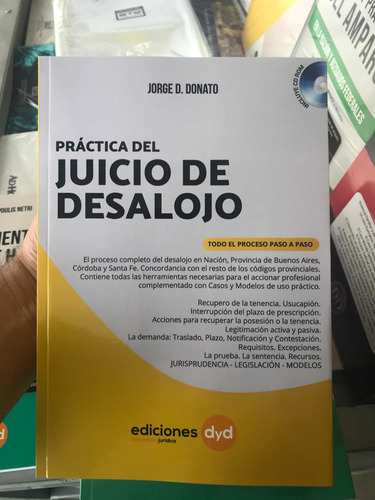 Juicio De Desalojo. Donato. Nuevo. Oferta!