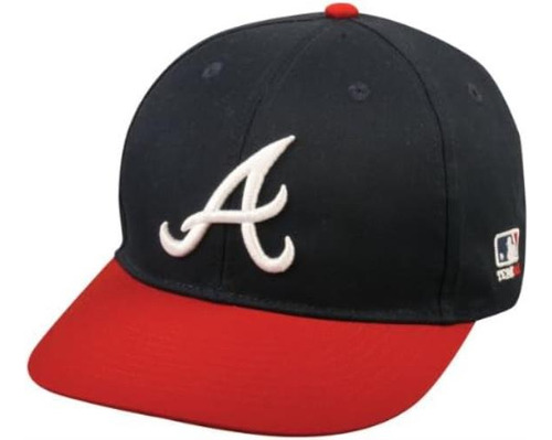 2013 Gorra Béisbol Juvenil Con Ala Plana Atlanta Braves, Mlb