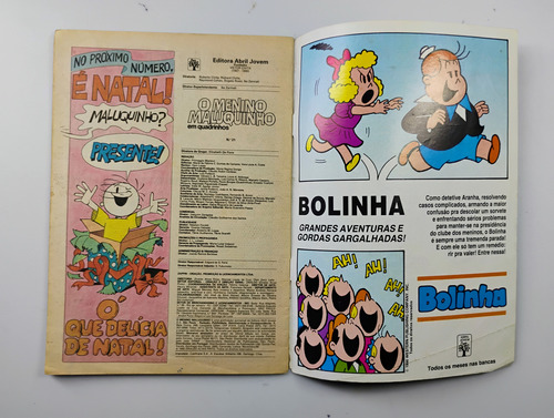 Gibi Hq Menino Maluquinho N° 21 Editora Abril Raro De 1990 (Usado)