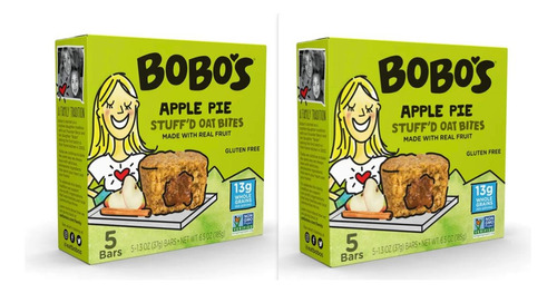 Bobo's Apple Pie Stuff´d Oat Bites, Gluten Free 2 Cajas