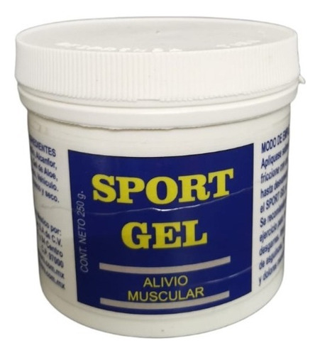 Sport Gel (dolores Musculares,desinflamante) 250gr.