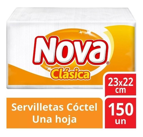Servilletas Nova Clásica Cocktail 150 Un