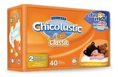 Pañal Chicolastic Etapa 2 (2 Paq De 40 Pz=80 Pañales)