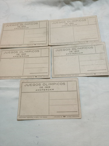Tarjetas Juegos Olimpicos Amsterdam 1928...leer... (Usado)