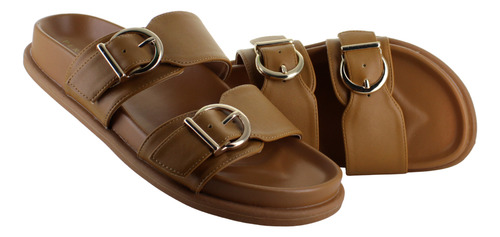 Perugia Sandalia Sueco Slide Moda Casual Hebilla Mujer 93734