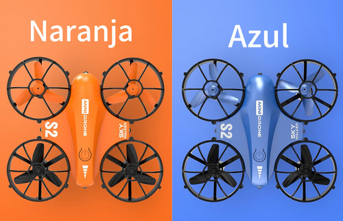 Mini Drone Recreativo Biowit S2 Para Niños Y Principiantes Naranja