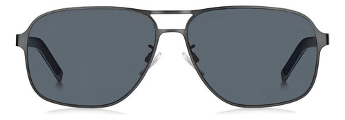Óculos De Sol Tommy Hilfiger Th 1719/f/s V81/ir-62 Cor da armação Preto Cor da haste Preto Cor da lente Cinza Desenho Retangular