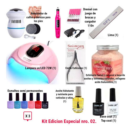 Pack Nro. 02 Edicion Especial Para Uñas, 