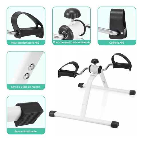Máquina Portátil De Ejercicios Con Pedales Plegables