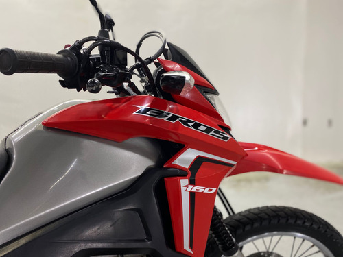Honda Moto Honda Nxr 160 Bros Esdd Flexone 2023 Vermelha