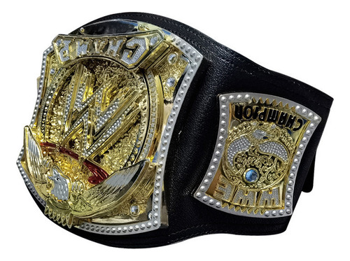 Para Cinturón Portátil Bañado En Oro De La Wwe