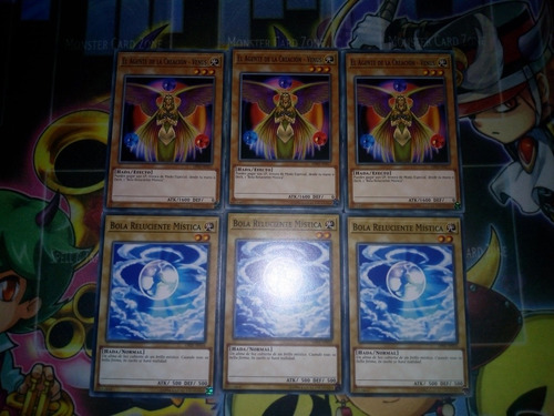 Combo Agente Y Esferas Común Yugi-oh! Original Konami