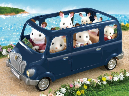 Sylvanian Families Carro Mini Van Sete Lugares Original
