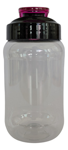 70 Vasos De Fiesta Tapa De Asa Cilindro 500 Ml Reusable Rosa Chicle