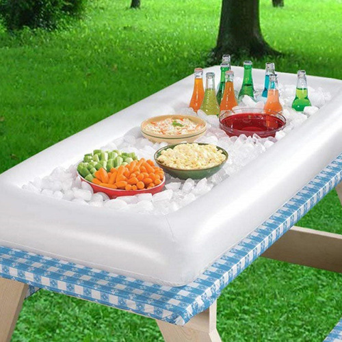 Barra De Servicio Inflable Bandeja De Hielo Inflable Enfriad