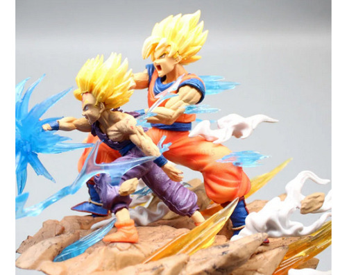 Figura Goku Vs Cell - Dragon Ball - Bootleg (Usado)