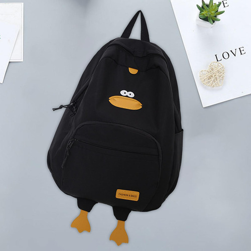 Mochila De Pato Con Asa En La Parte Superior, Práctica Bolsa