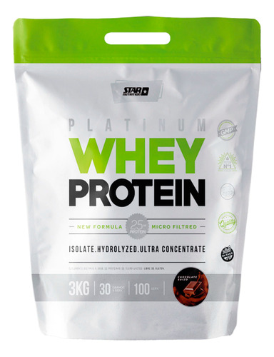 Proteina Whey Protein 3 Kg Star Nutrition Chocolate Suizo