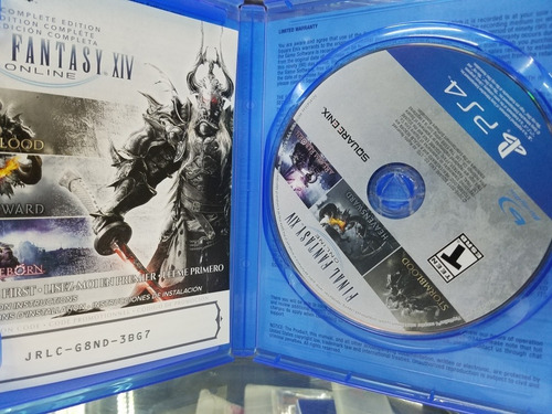 Final Fantasy 14 Online Ps4 Fisico Y Original (Usado)