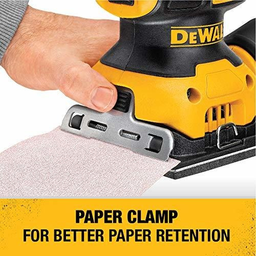 Imagen 4 de 7 de Dewalt Dwe6411k - Set De Lijadora De Mano, Hoja 1/4