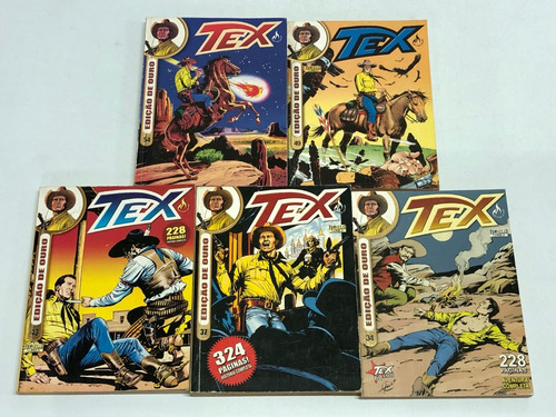 Lote 10 Gibis Tex Ouro Editora Mythos Kit 2710-2 (Usado)