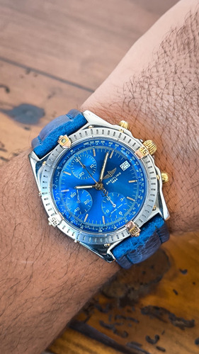 Breitling Chronomat Automatic Azul Prateado Azul (Usado)