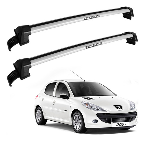 Barras De Techo Peugeot 206/207 4p 1999/2010 Gris Plata