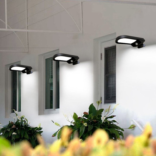 Luz Con Sensor Para Jardín, Patio, Funciona Con Energía Sola