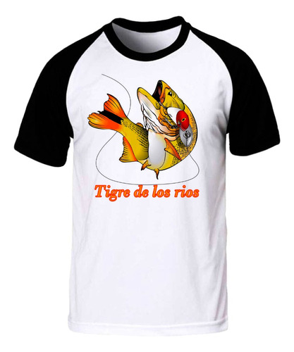 Argentina Pesca Tigre De Los Rios Remera Spun Adulto/niño 