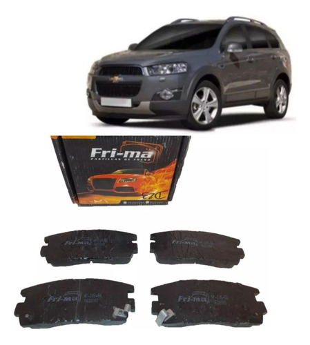 Pastillas De Freno Para Chevrolet Captiva 2.4 Trasera