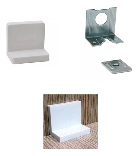 Colgador Alacena Tapa Pvc Escuadra Ángulo Mueble X 12 Unid