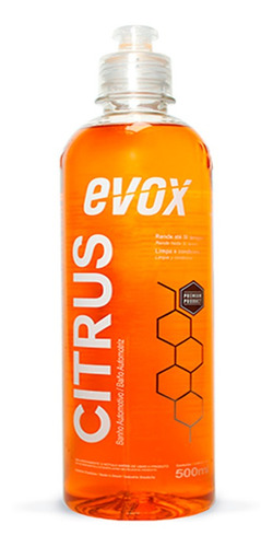 Banho Automotivo Citrus Shampoo 500ml Evox  