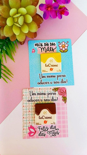 50 Lembrancinhas Dia Das Mães/qualquer Tema Card+ Tablete