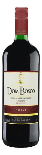 Vinho Brasileiro Tinto Suave Dom Bosco Isabel Serra Gaúcha Garrafa 1l