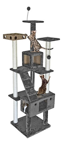 Árbol De Gato Furhaven Mascota | Tiger Tough Cat Tree House 