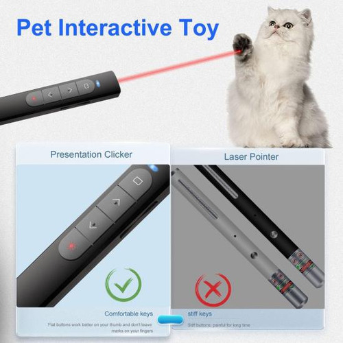 Presentación Clicker Presentador Remoto Inalámbrico, Powerpo