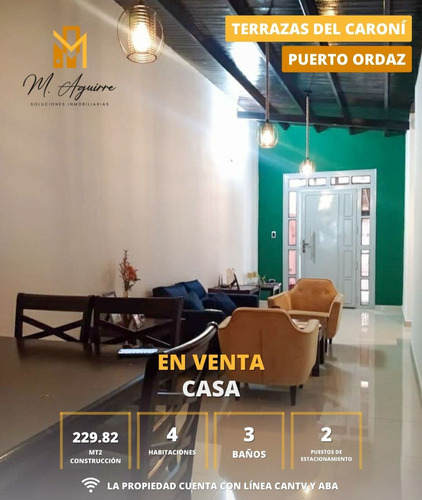 Casa En Venta, Urb. Terrazas Del Caroni, Puerto Ordaz (ka)