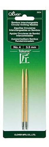 Clover 3634 Needlecraft Takumi No.4 Bamboo Interchangeable C