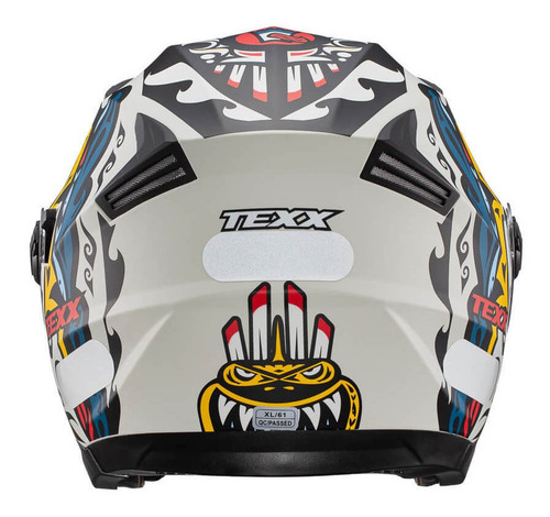 Imagem 3 de 4 de Capacete Aberto Texx Ugello Hunger Dupla Viseira Solar Moto