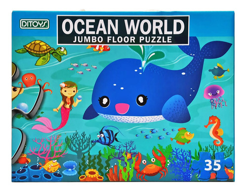 Puzzle Infantil Animales Jumbo 35 Pieza New Pce 2377 Bigshop