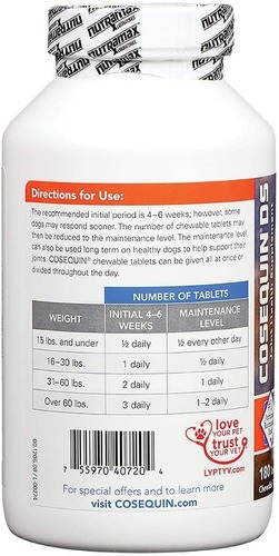 Imagem 4 de 5 de Cosequin Maximum Strength Plus Msm 180 Tabletes Força Máxima