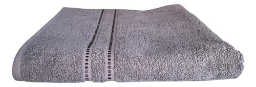 Toalla Baño Negra & Colores Algodón 140x70 Medio Baño Gris Oxford Lisa